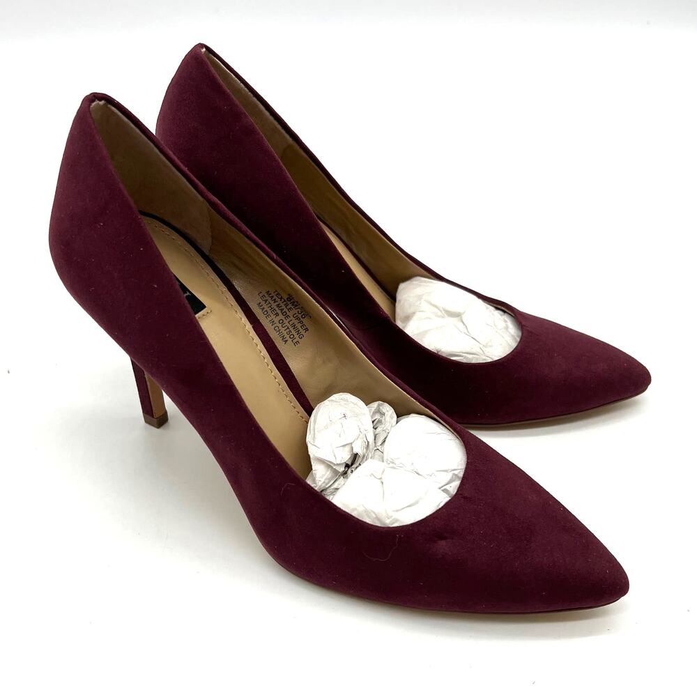 G.I.L.I. Women Heel Size 6 M Pointed Toe Pumps Jill Burgundy